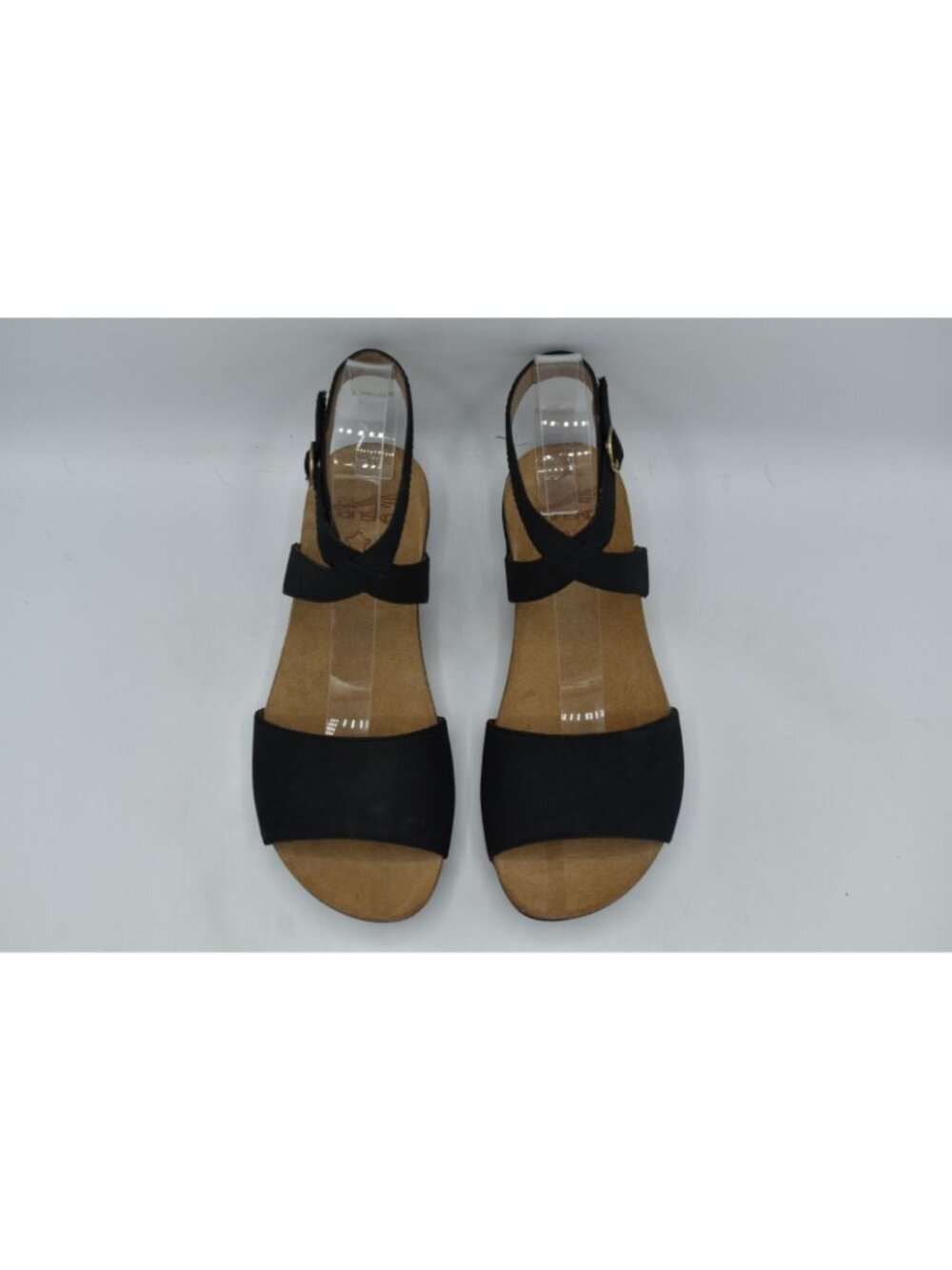 Dansko Womens EU Size 40 Rafferty Black Milled Nubuck Ankle Strap Sandals Shoes - Picture 3 of 14